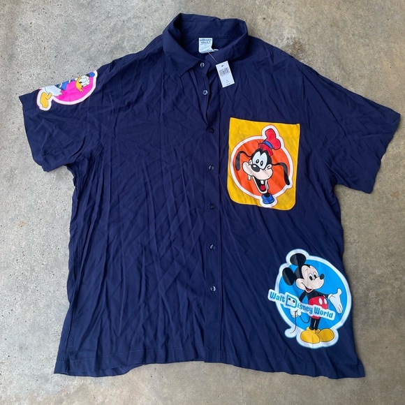 Disney Other - Disney World 50th Anniversary Vault Collection Mickey & Friends Shirt Sz XL NWT